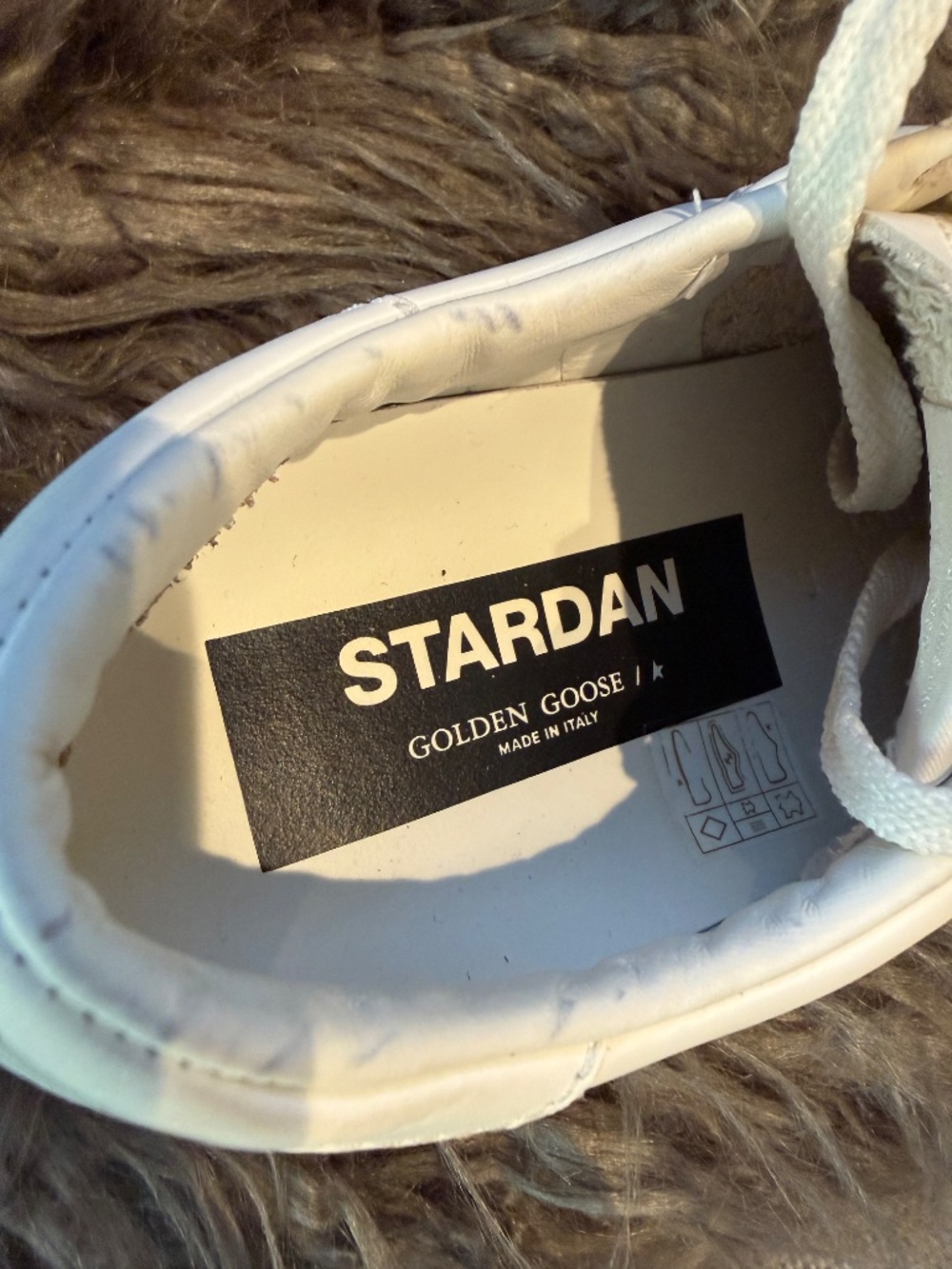 NEW and AUTHENTIC Golden Goose Women's Stardan, White, Size 39 - Picture 8 of 8